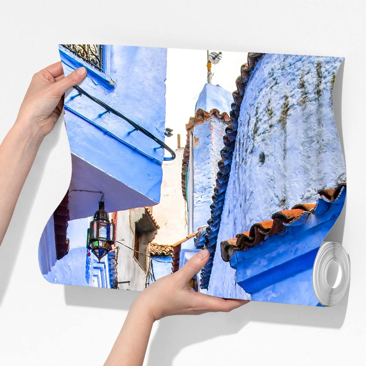 Fototapeta niebieska uliczka w Chefchaouen, Maroko Fototapeta niebieska uliczka w Chefchaouen, Maroko