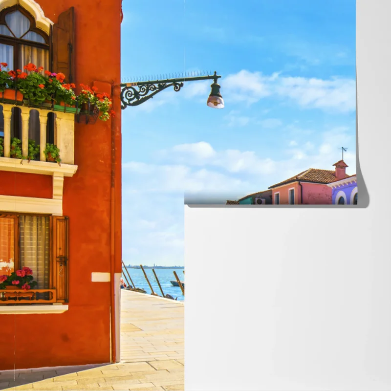 Fototapete bunte kanalhäuser von Burano Fototapete bunte kanalhäuser von Burano