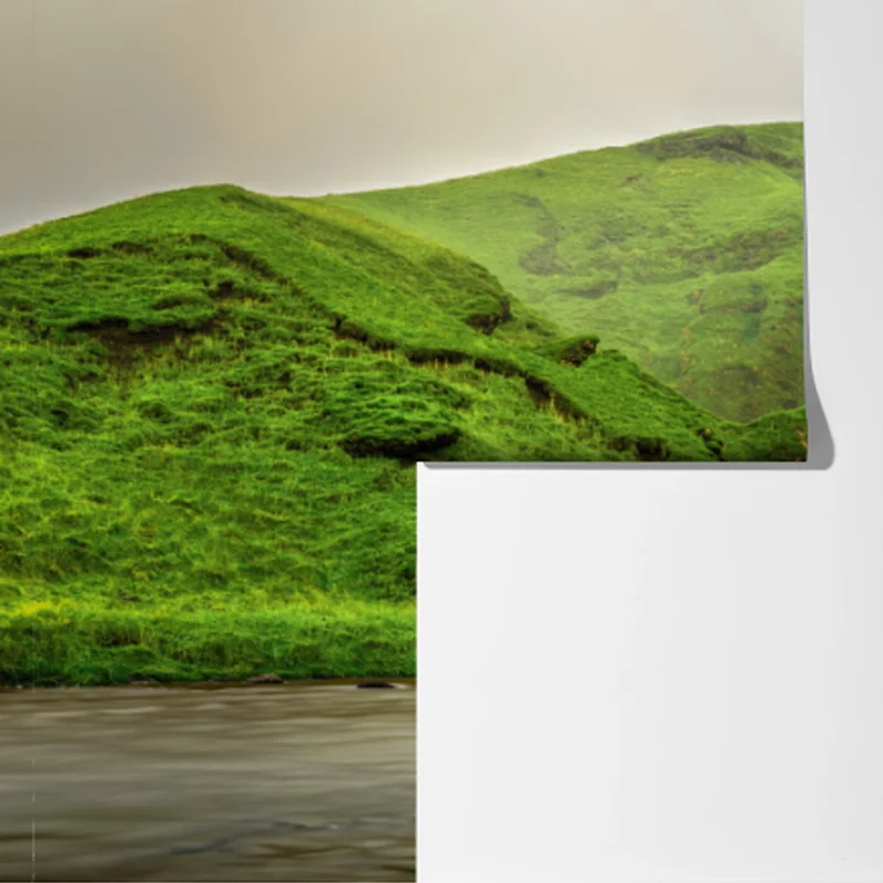 Fototapeta panorama wodospadu Skogafoss Fototapeta panorama wodospadu Skogafoss