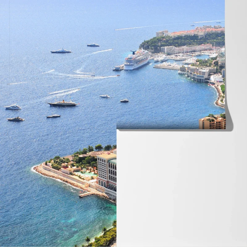 Fototapeta słoneczna panorama nadmorskiego miasta Fototapeta słoneczna panorama nadmorskiego miasta