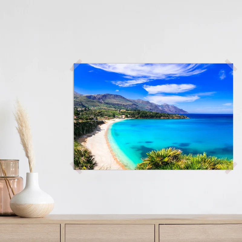 Poster türkisstrand küstenlandschaft Poster türkisstrand küstenlandschaft