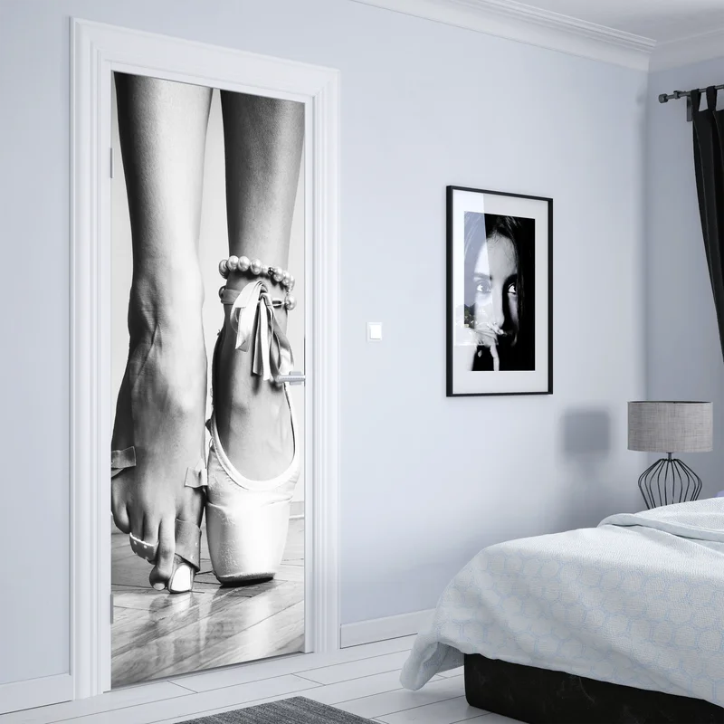 Türaufkleber ballettspitze in anmut