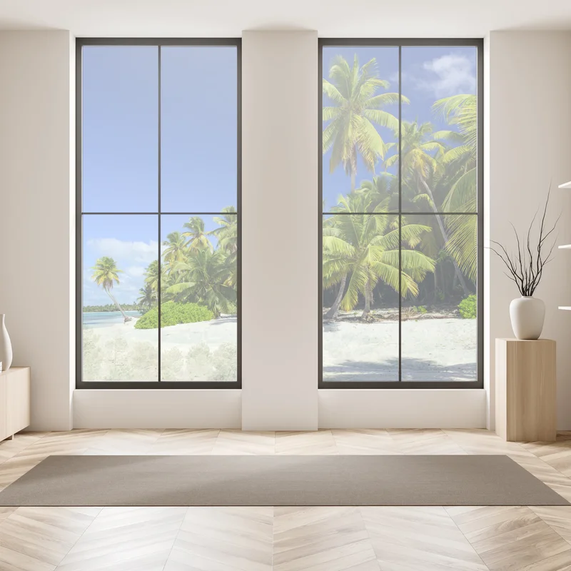 Fensteraufkleber ruhiger tropischer strand in Punta Cana