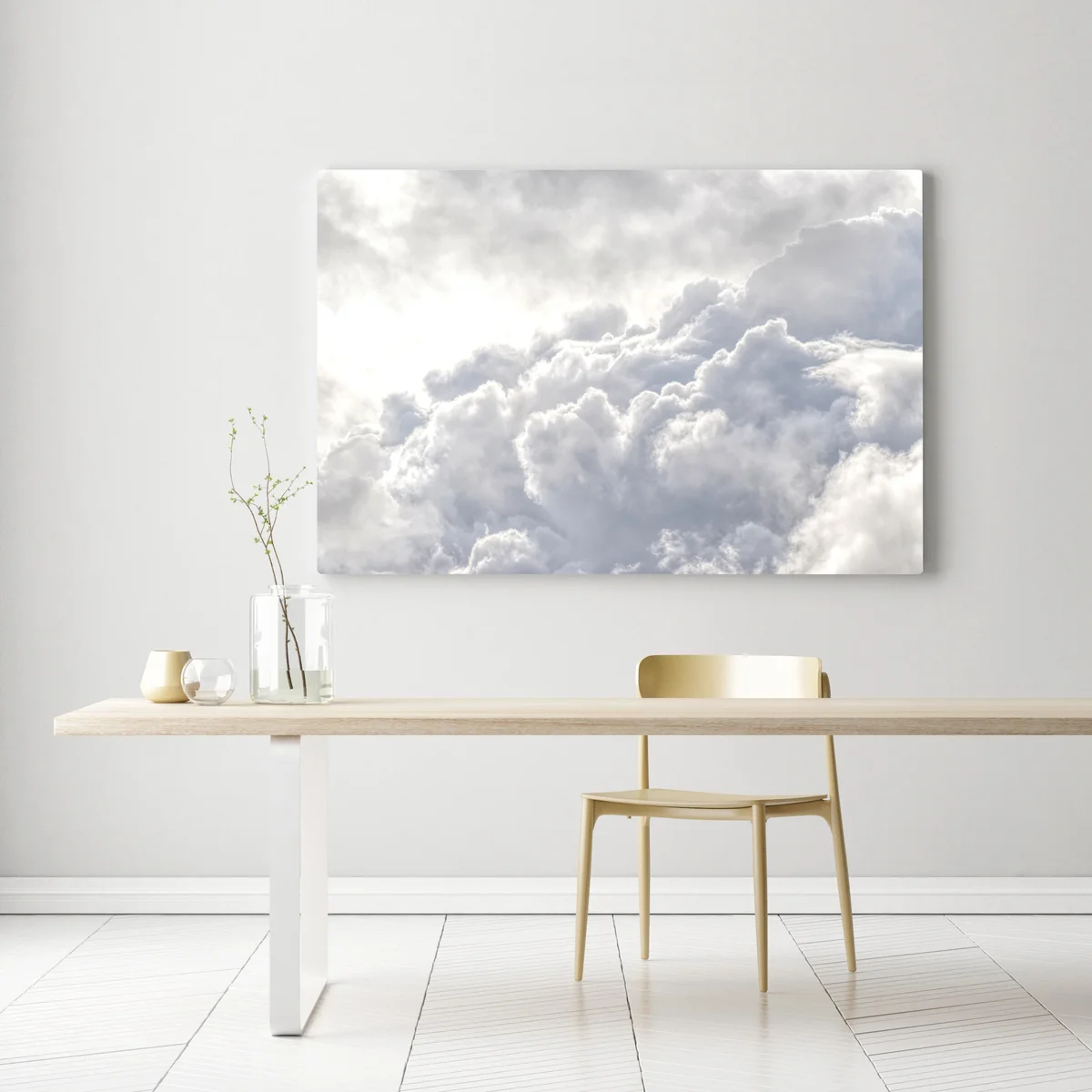 Leinwandbild ätherische wolkenlandschaft Leinwandbild ätherische wolkenlandschaft
