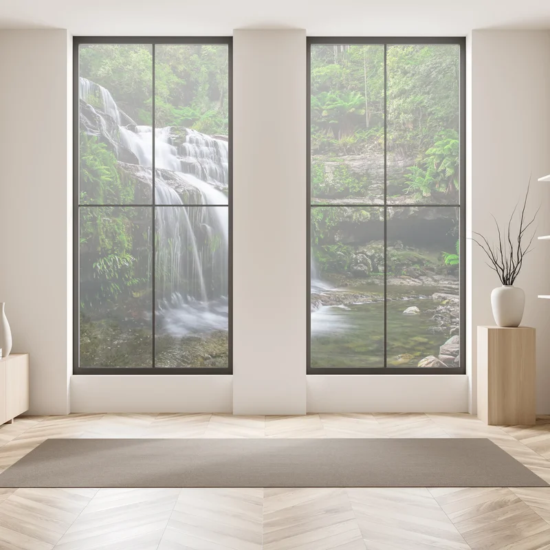 Fensteraufkleber wasserfall Liffey Falls im üppigen Regenwald von Tasmanien