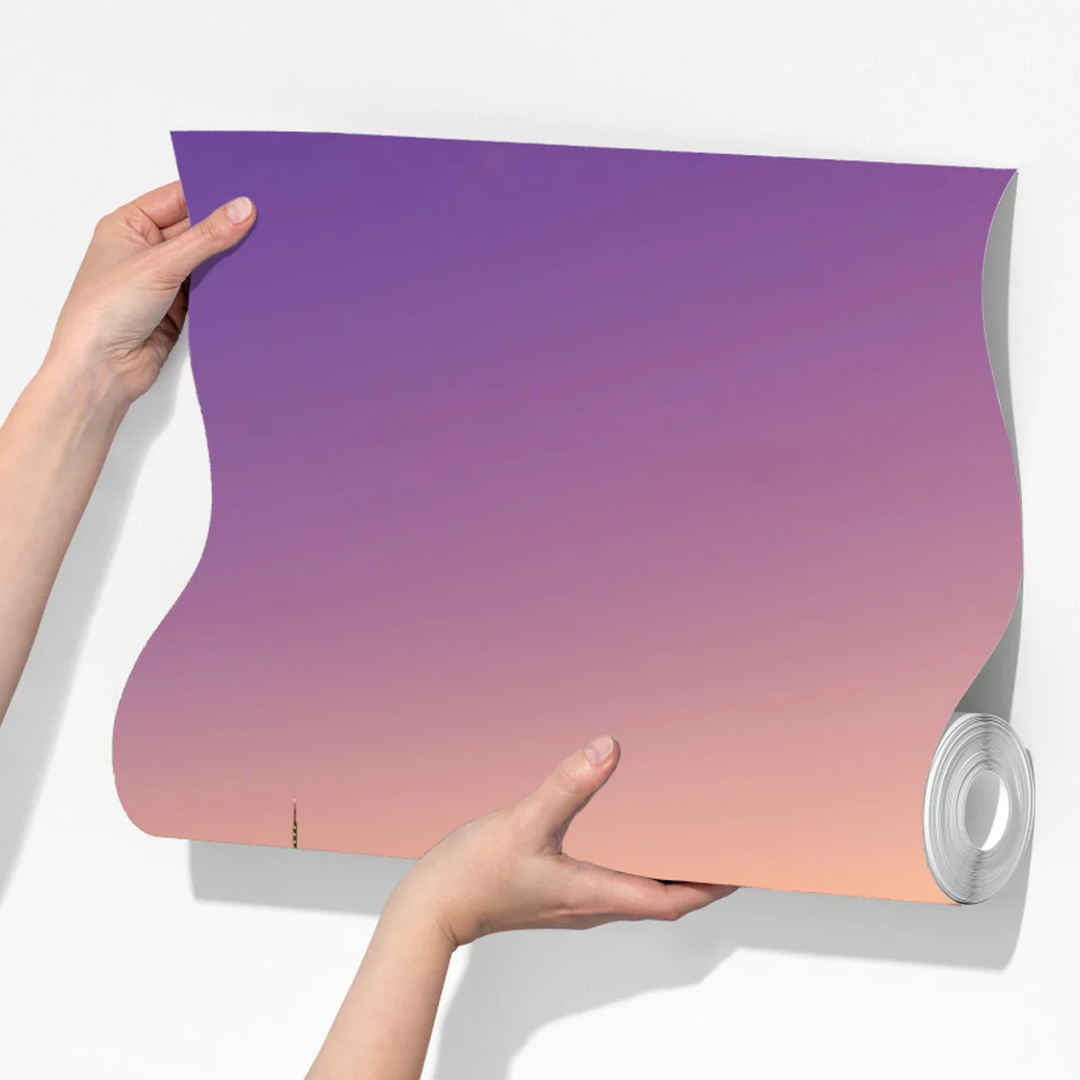 Fototapete lebendige New York skyline bei sonnenuntergang Fototapete lebendige New York skyline bei sonnenuntergang