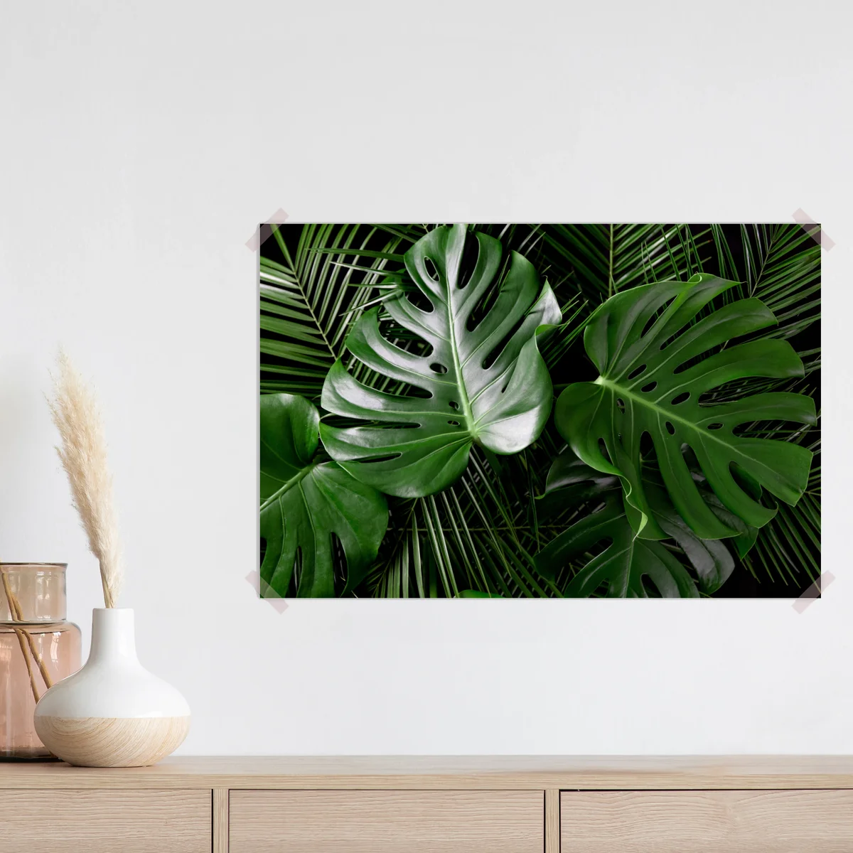 Poster üppige monstera-blätter Poster üppige monstera-blätter