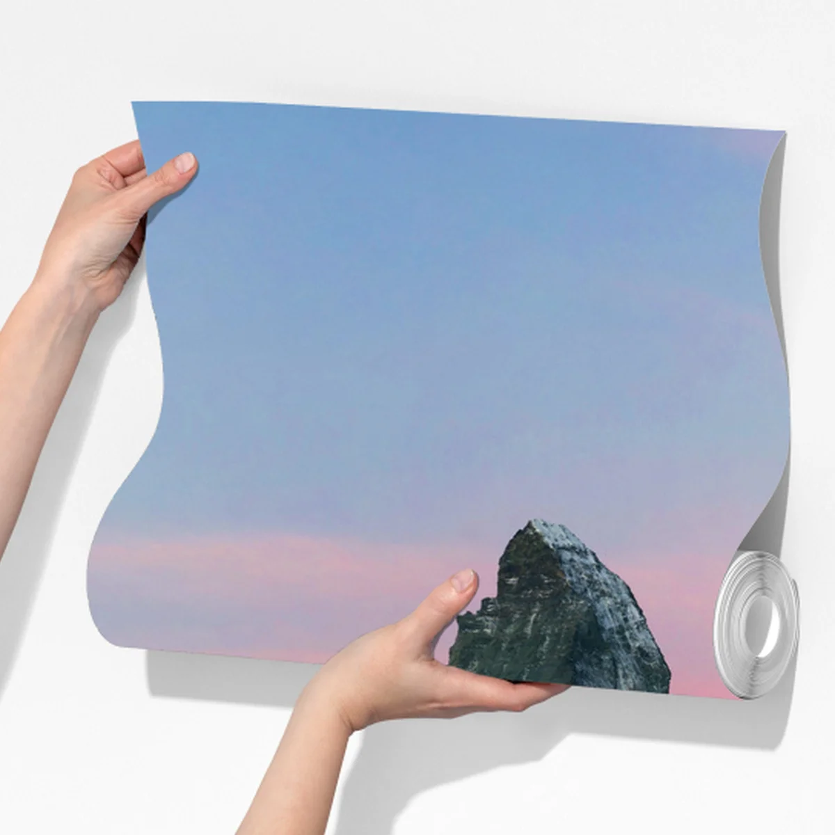 Fototapeta jesienna panorama Matterhornu przy zachodzie słońca Fototapeta jesienna panorama Matterhornu przy zachodzie słońca