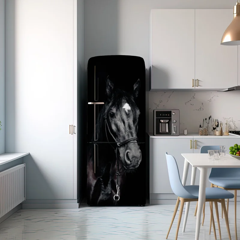 Kühlschrankaufkleber majestätisches pferdeporträt