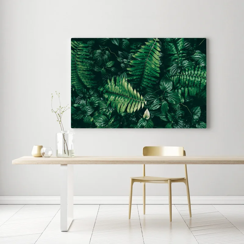 Leinwandbild üppige tropische blätter Leinwandbild üppige tropische blätter