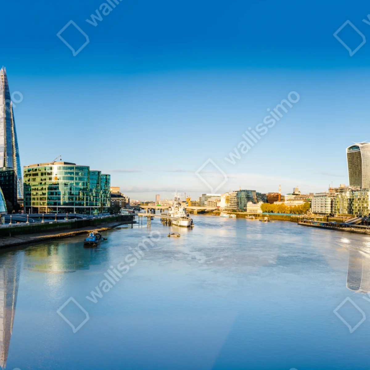Tischaufkleber und Schreibtischaufkleber London panoramablick über dem fluss Tischaufkleber und Schreibtischaufkleber London panoramablick über dem fluss