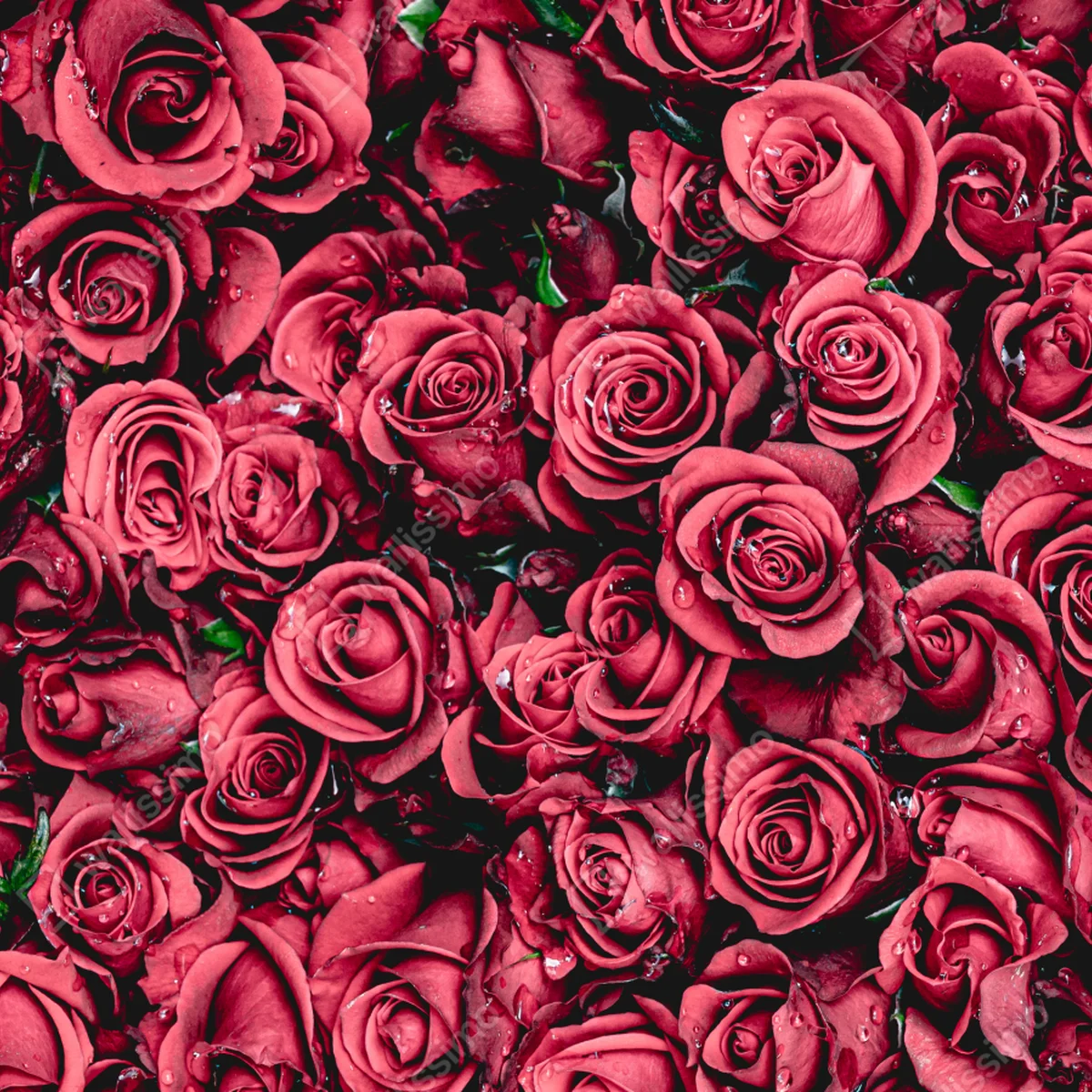 Poster pralle rote rosen wandbild Poster pralle rote rosen wandbild