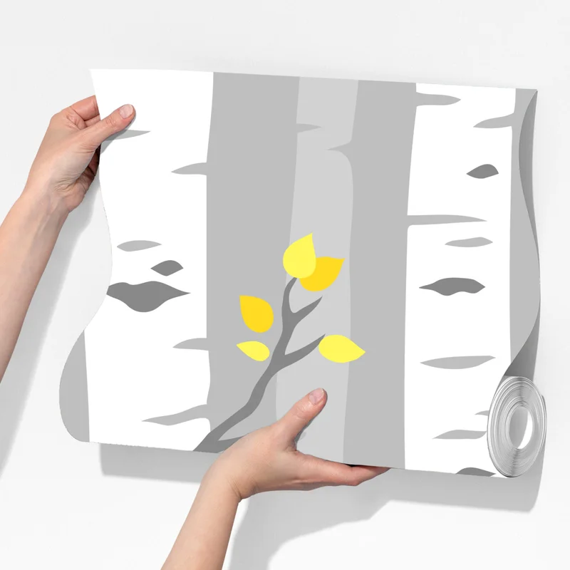 Fototapete skandinavischer birkenwald Fototapete skandinavischer birkenwald