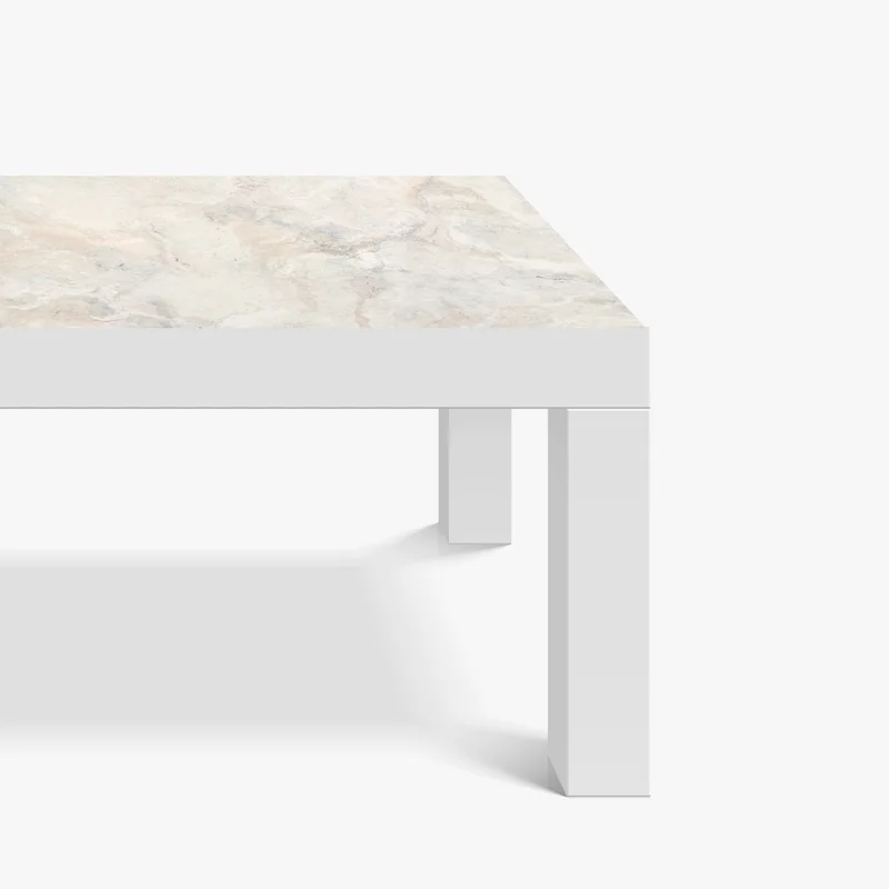 Tischaufkleber und Schreibtischaufkleber weiche beige marmorstruktur