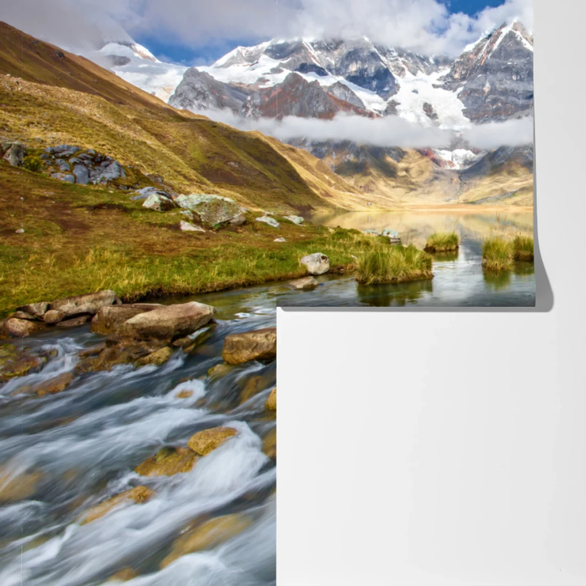 Fototapete majestätischer alpensee Fototapete majestätischer alpensee