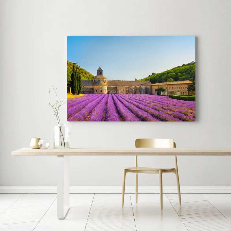 Leinwandbild lavendelfelder bei Abtei Sénanque, Provence Leinwandbild lavendelfelder bei Abtei Sénanque, Provence