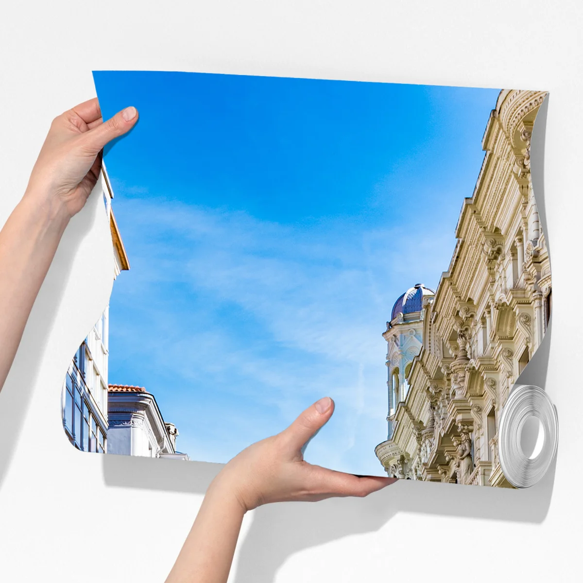 Fototapeta Santander ulica miejska z zabytkowym łukiem Fototapeta Santander ulica miejska z zabytkowym łukiem