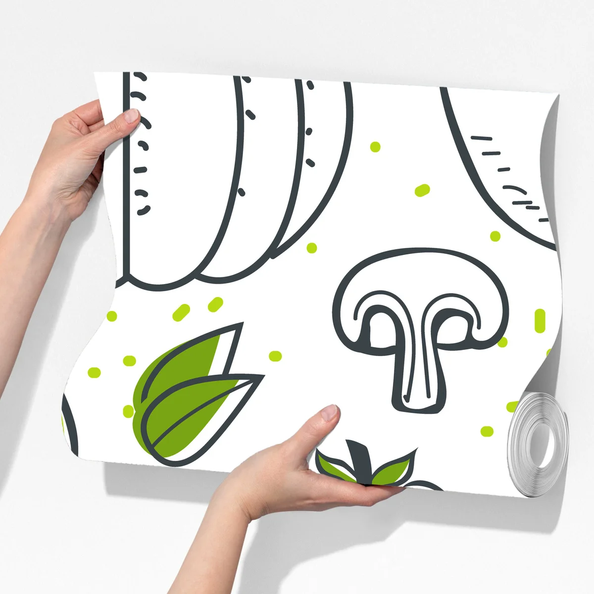 Fototapete grünes gemüse muster Fototapete grünes gemüse muster