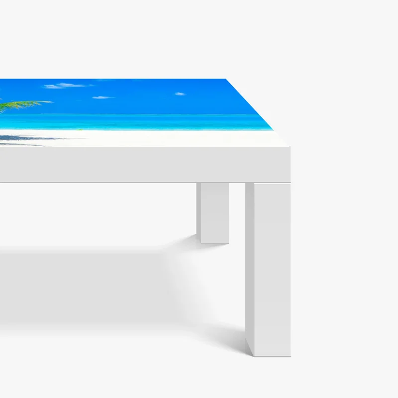 Tischaufkleber und Schreibtischaufkleber Malediven tropischer strand paradis