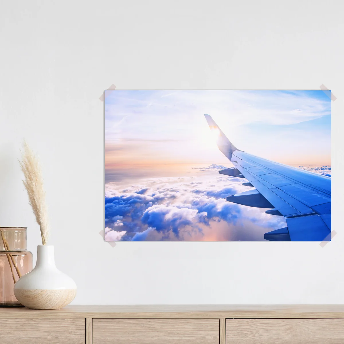 Poster über den wolken luftaufnahme Poster über den wolken luftaufnahme