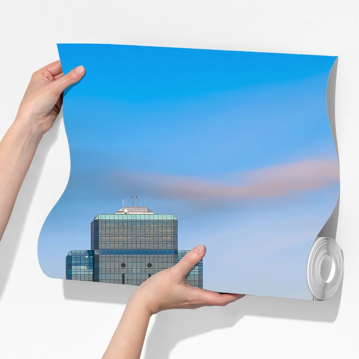 Fototapete Kansas City skyline bei sonnenuntergang Fototapete Kansas City skyline bei sonnenuntergang