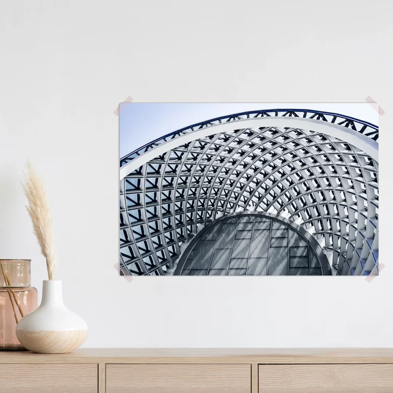 Poster geometrischer bogen moderner architektur Poster geometrischer bogen moderner architektur