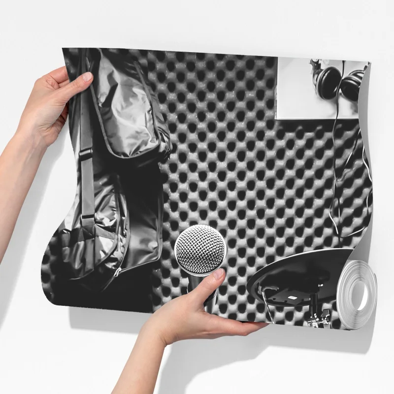 Fototapeta monochromatyczne studio muzyczne Fototapeta monochromatyczne studio muzyczne