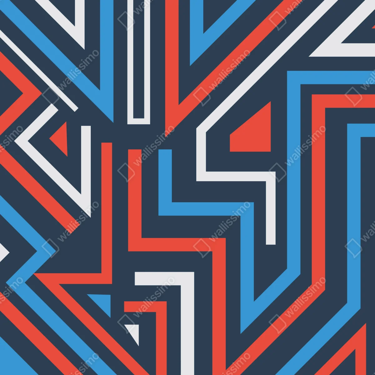 Leinwandbild fette geometrische linien Leinwandbild fette geometrische linien