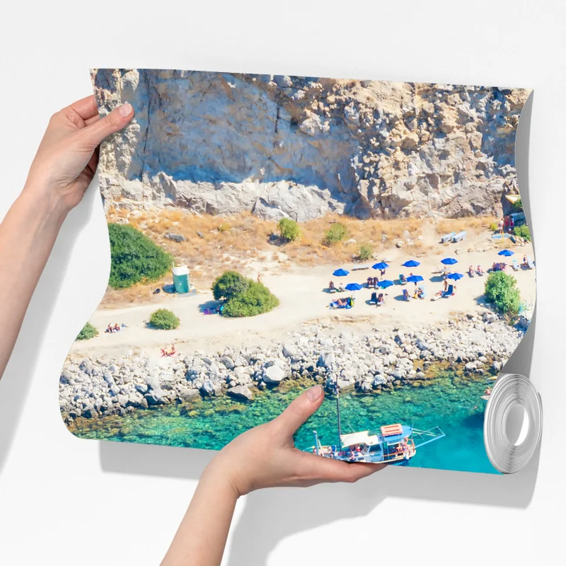 Fototapete luftaufnahme der Anthony Quinn Bucht, Rhodos Fototapete luftaufnahme der Anthony Quinn Bucht, Rhodos