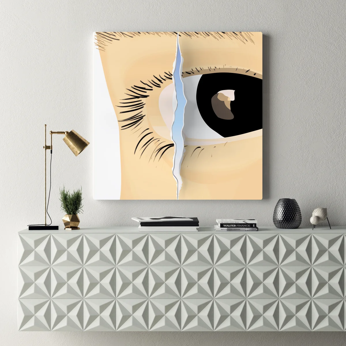 Leinwandbild Auge, das sieht • Leinwandbilder bei Wallnifity® Leinwandbild Auge, das sieht • Leinwandbilder bei Wallnifity®