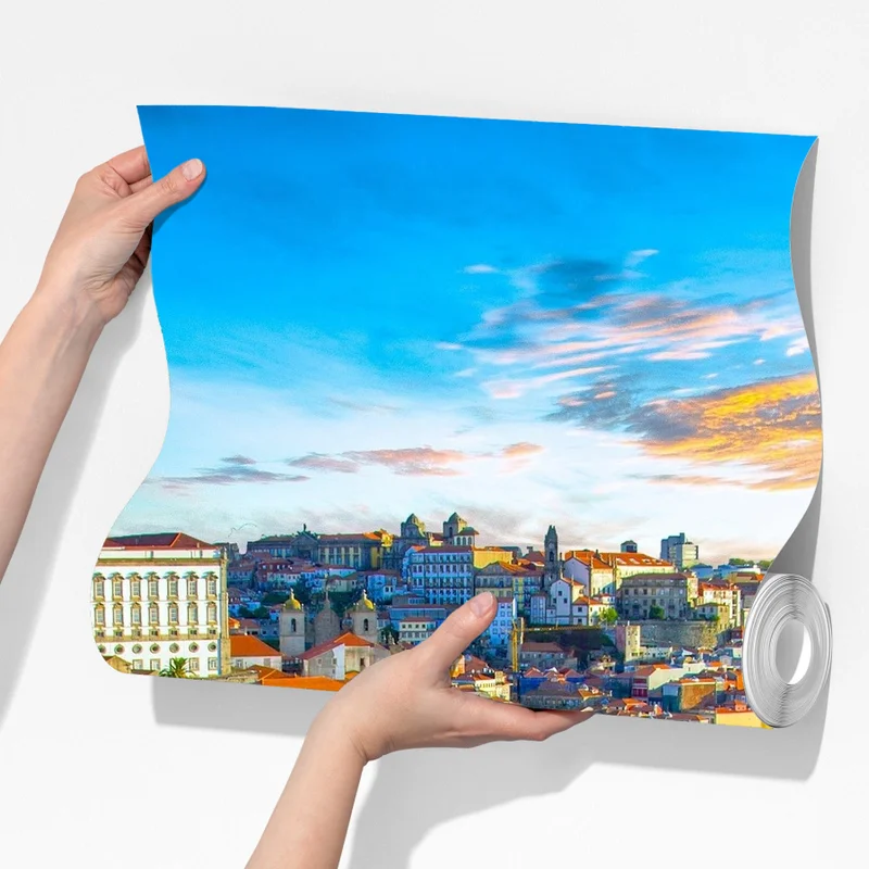 Fototapeta słoneczna panorama Porto z mostem Fototapeta słoneczna panorama Porto z mostem