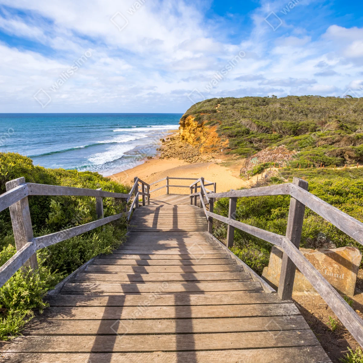 Fototapete weg zum Bells Beach küstenpanorama Fototapete weg zum Bells Beach küstenpanorama