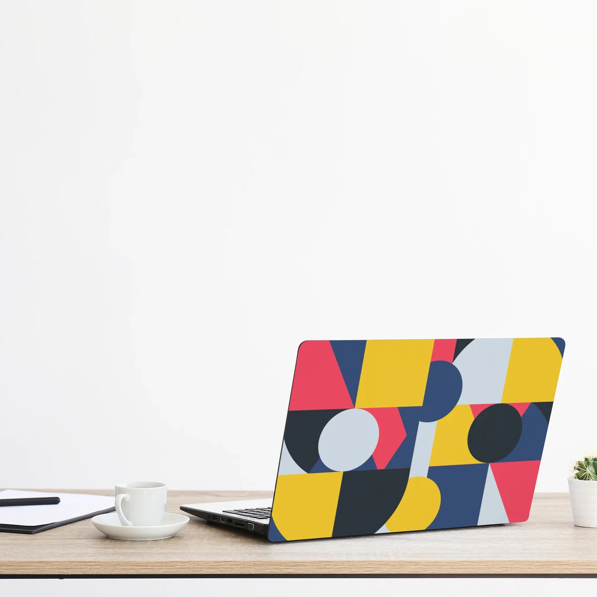 Naklejka na laptopa żywa geometryczna kompozycja Naklejka na laptopa żywa geometryczna kompozycja