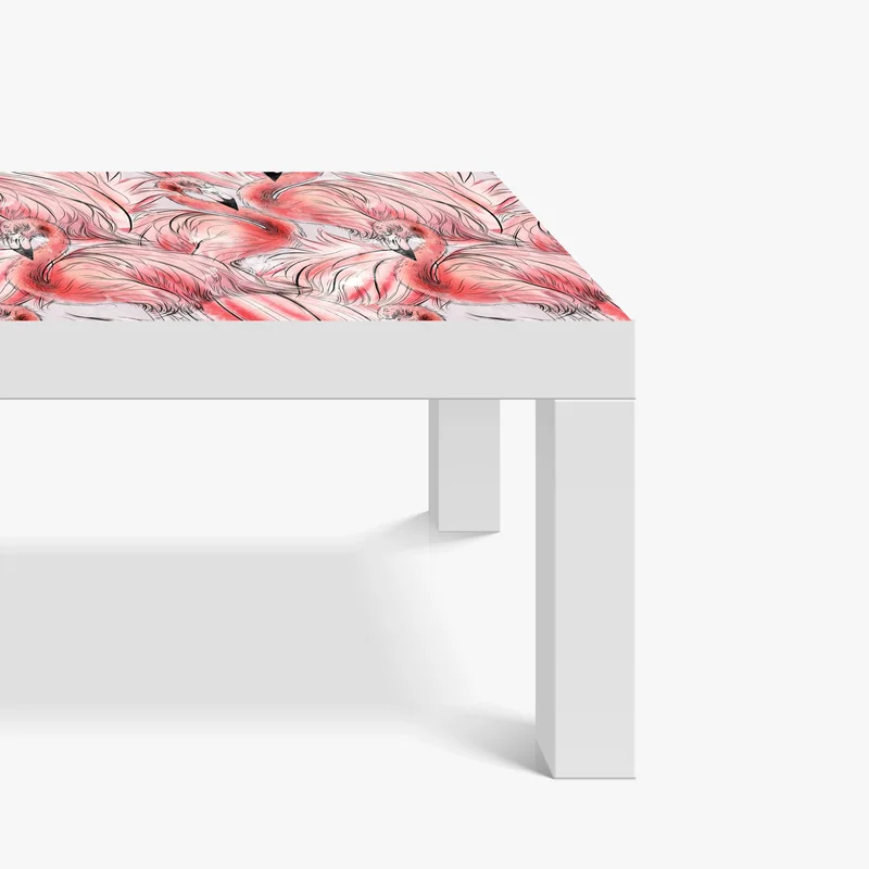 Tischaufkleber und Schreibtischaufkleber aquarell flamingo nahtloses muster Tischaufkleber und Schreibtischaufkleber aquarell flamingo nahtloses muster