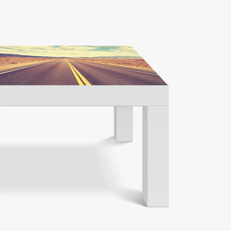 Tischaufkleber und Schreibtischaufkleber vintage wüstenstraße, Death Valley