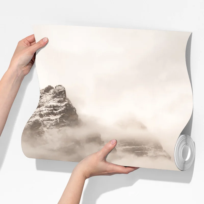 Fototapeta mglista górska tafla jeziora Fototapeta mglista górska tafla jeziora