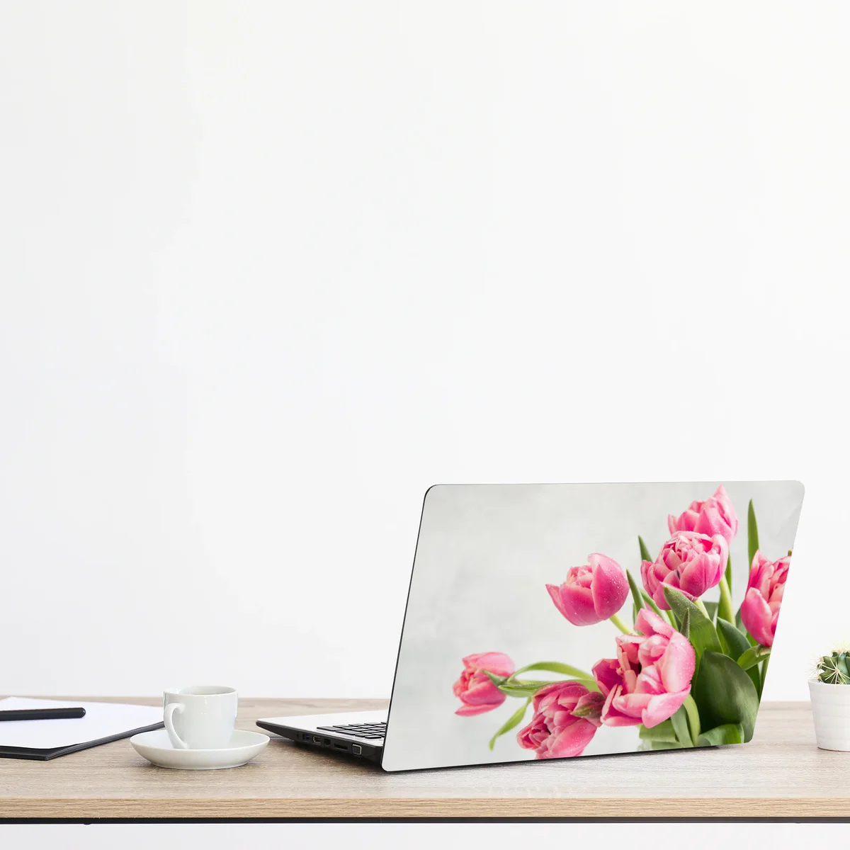 Laptop-Aufkleber eleganter strauß rosa tulpen Laptop-Aufkleber eleganter strauß rosa tulpen