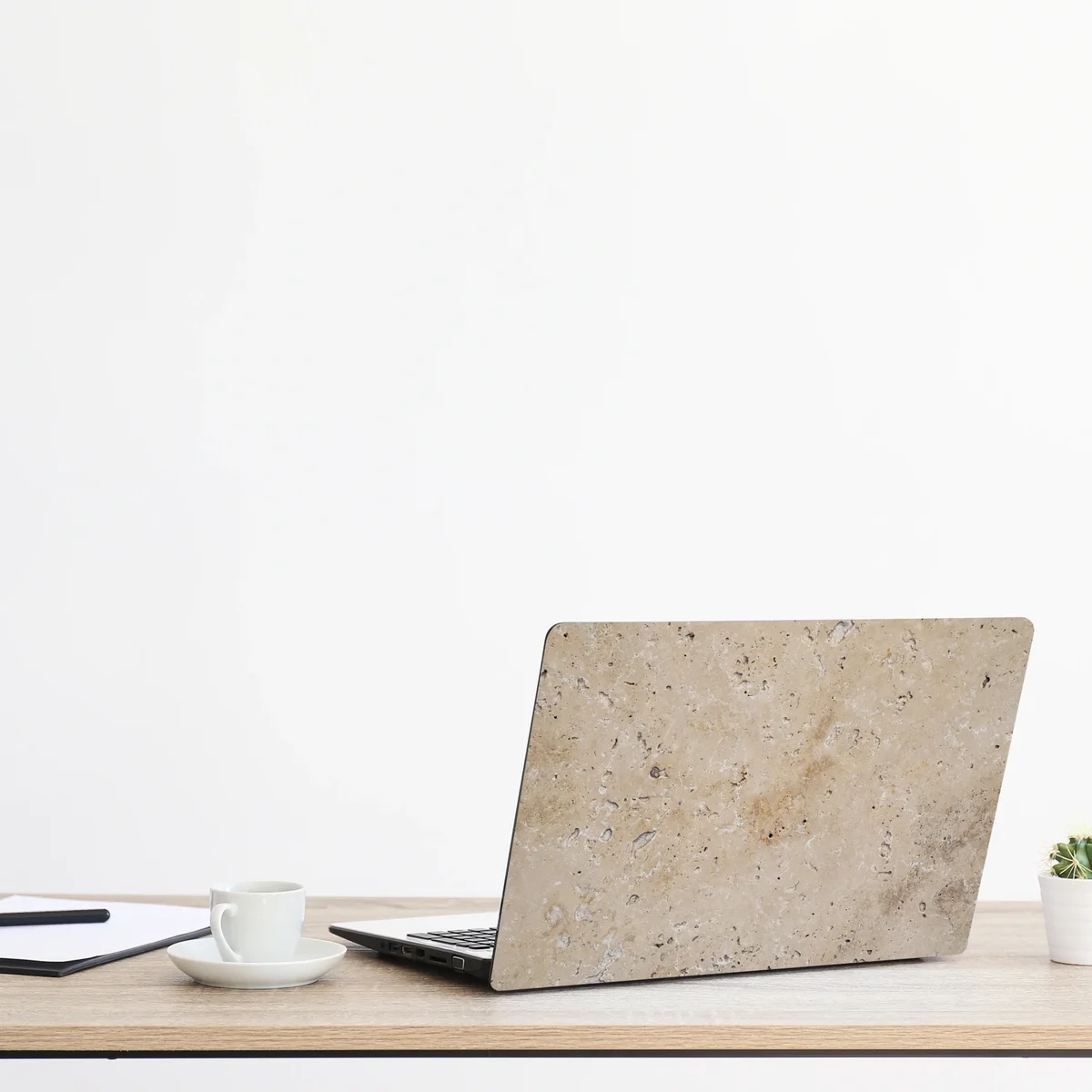 Laptop-Aufkleber beige travertin steinstruktur Laptop-Aufkleber beige travertin steinstruktur
