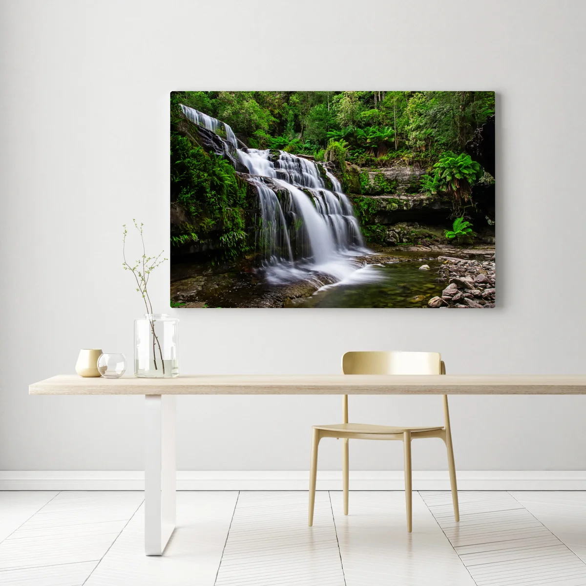 Leinwandbild wasserfall Liffey Falls im üppigen Regenwald von Tasmanien Leinwandbild wasserfall Liffey Falls im üppigen Regenwald von Tasmanien