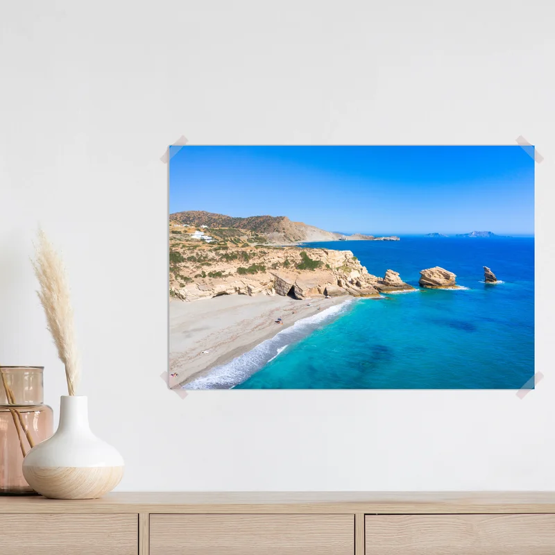 Poster türkisfarbene küstenoase Poster türkisfarbene küstenoase