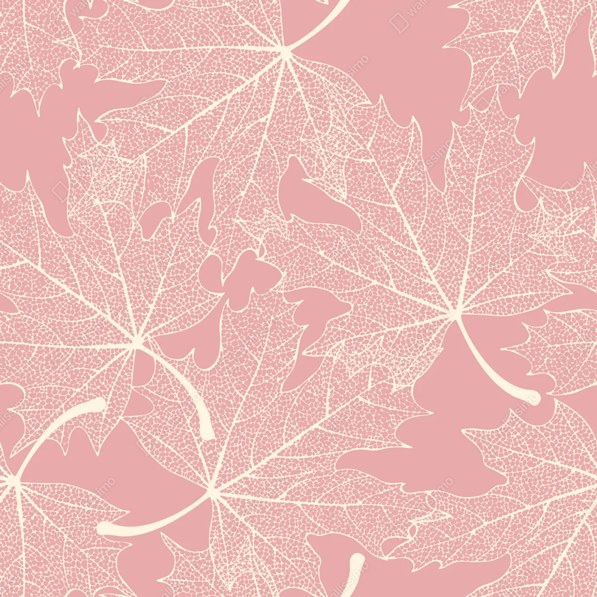 Kühlschrankaufkleber zartes rosa blattmuster Kühlschrankaufkleber zartes rosa blattmuster