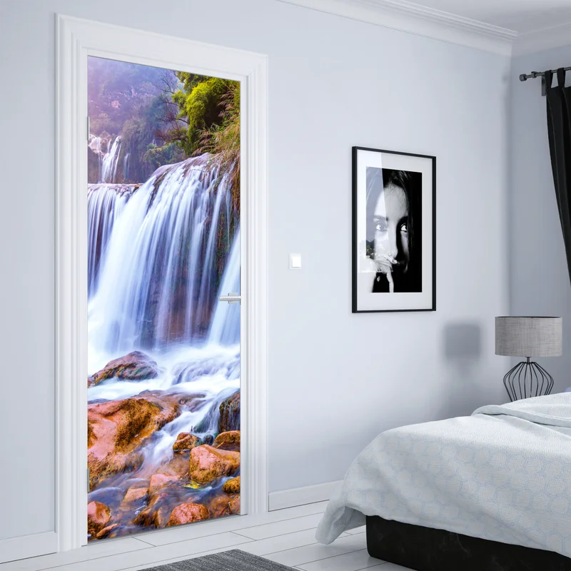 Türaufkleber Jiulong wasserfall in Luoping, China Türaufkleber Jiulong wasserfall in Luoping, China