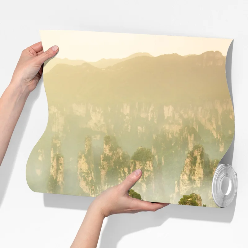 Fototapete neblige säulen von Zhangjiajie Fototapete neblige säulen von Zhangjiajie