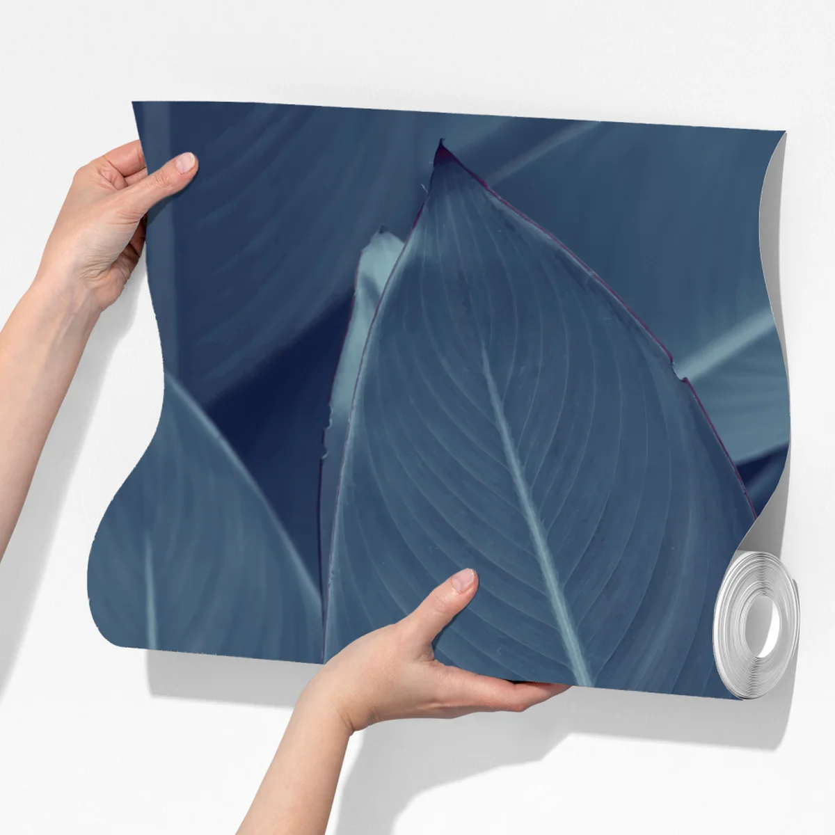 Fototapete gelbe strelitzie auf blauen blättern Fototapete gelbe strelitzie auf blauen blättern