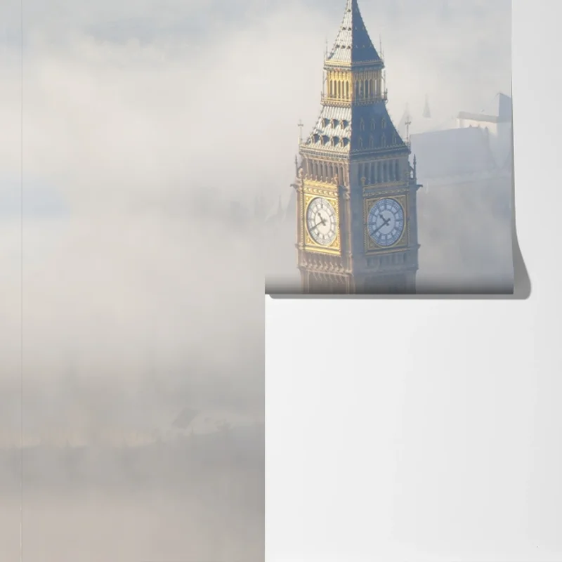 Fototapeta mglisty widok z lotu ptaka na Big Ben i Pałac Westminsterski Fototapeta mglisty widok z lotu ptaka na Big Ben i Pałac Westminsterski