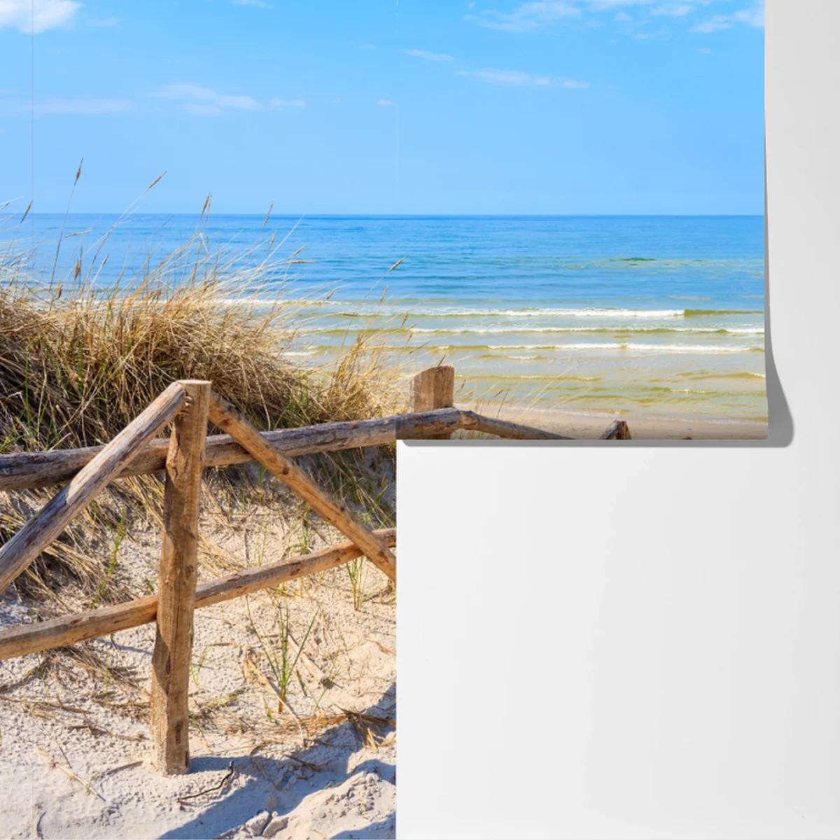 Fototapete zugang zum strand in Lubiatowo, Polen Fototapete zugang zum strand in Lubiatowo, Polen