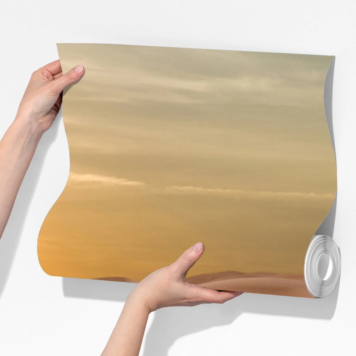 Fototapete sonnenuntergang über der wüste VAE Fototapete sonnenuntergang über der wüste VAE