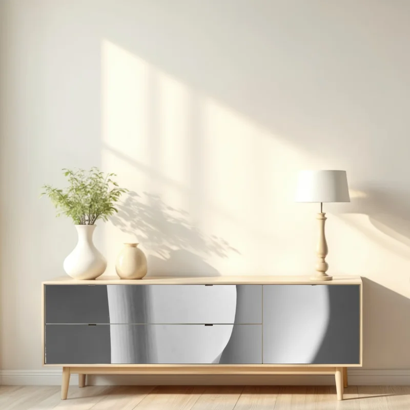 Repositionierbarer Aufkleber elegante calla-lilien in monochrom