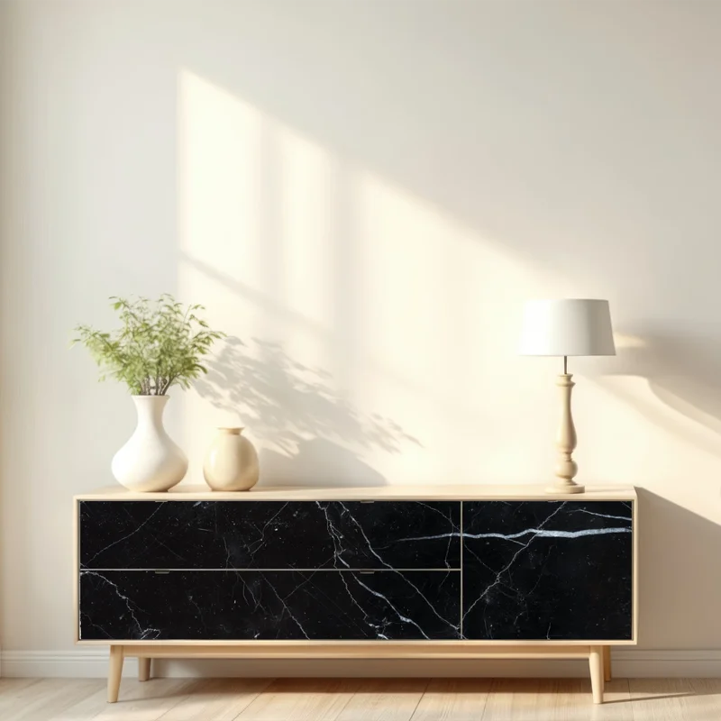 Repositionierbarer Aufkleber schwarze marquina marmorstruktur für moderne interieur Repositionierbarer Aufkleber schwarze marquina marmorstruktur für moderne interieur