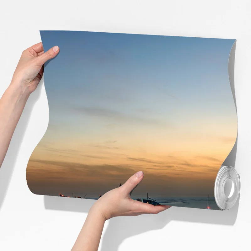 Fototapeta Dubaj marina wieczorna panorama Fototapeta Dubaj marina wieczorna panorama